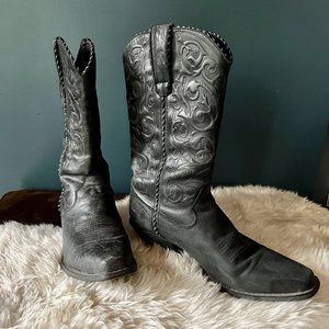Durango Gray Cowboy Boots Size 9 / 41